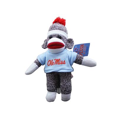 10 INCH OLE MISS SOCK MONKEY