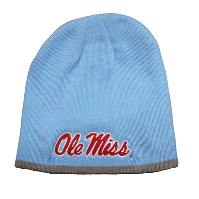 OLE MISS KNIT TWO TONE BEANIE