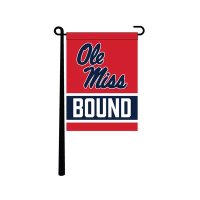 13X18 OLE MISS BOUND GARDEN BANNER