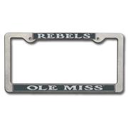 REBELS OLE MISS HEAVY DUTY PEWTER FRAME