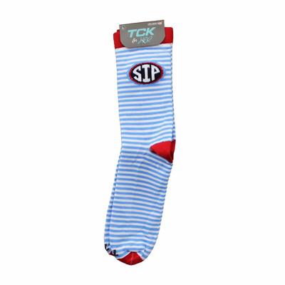 CIRCLE SIP STRIPE WOMENS SOCKS