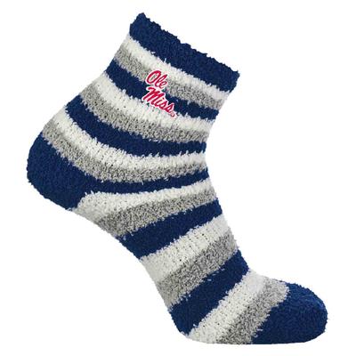 OLE MISS STRIPE COZY HEATSEAL SOCKS