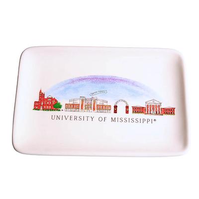 OLE MISS SKYLINE CERAMIC TRINKET TRAY