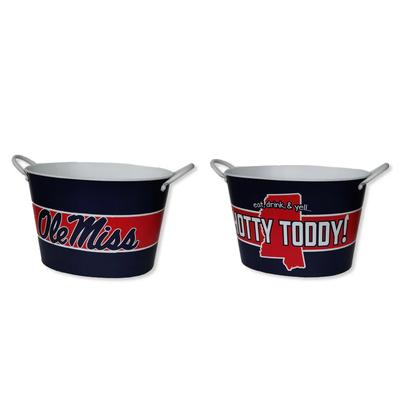 OLE MISS METAL WINE BUCKET