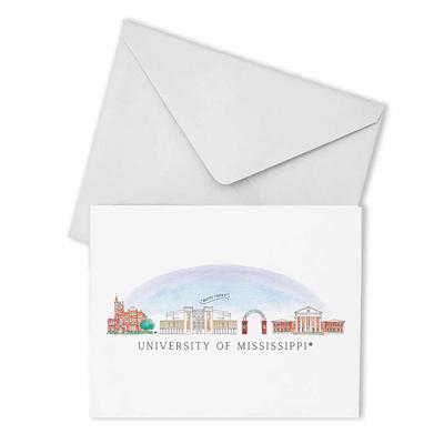 OLE MISS SKYLINE BOXED NOTE CARDS