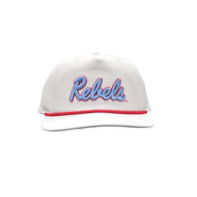 SCRIPT REBELS GAME CHANGER 5 PANEL SNAPBACK CAP