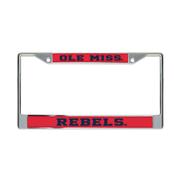 OLE MISS REBELS ACRYLIC LICENSE PLATE FRAME