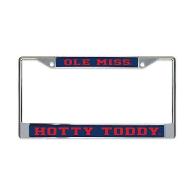 OLE MISS HOTTY TODDY ACRYLIC LICENSE PLATE FRAME