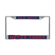 OLE MISS HOTTY TODDY ACRYLIC LICENSE PLATE FRAME