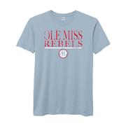 SS OLE MISS REBELS CIRCLE SIP PIGMENT DYED TEE