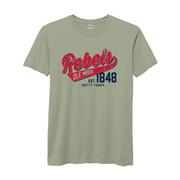 SS REBELS OLE MISS BASEBALL TAIL PIGMENT DYED TEE