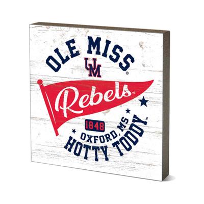 OLE MISS UM REBELS HOTTY TODDY TABLE TOP SQUARE