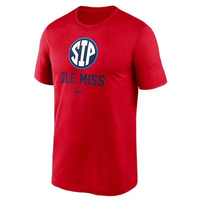 CIRCLE SIP OLE MISS SS LEGEND TEE UNIVERSITY_RED