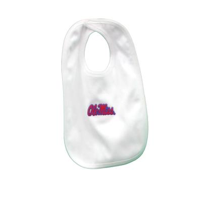 OLE MISS KNIT BIB WHITE