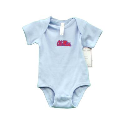 OLE MISS LAP SHOULDER CREEPER ONESIE LIGHT_BLUE