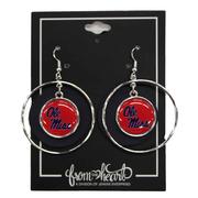 OLE MISS LINDY EARRINGS