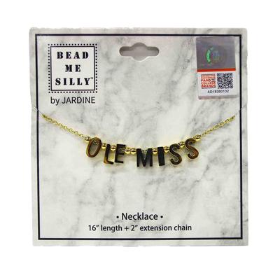 GOLD OLE MISS 16IN NECKLACE