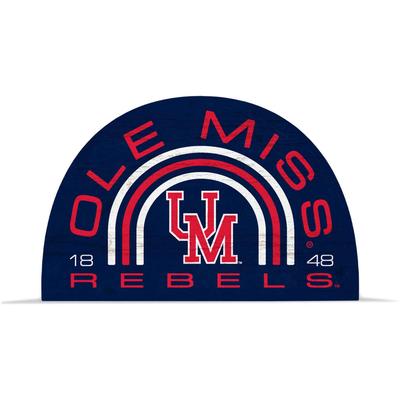 UM OLE MISS REBELS BLOCK ARCH