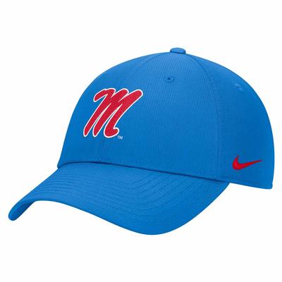 SCRIPT M DRI FIT CLUB STRUCTURED CAP ITALY_BLUE