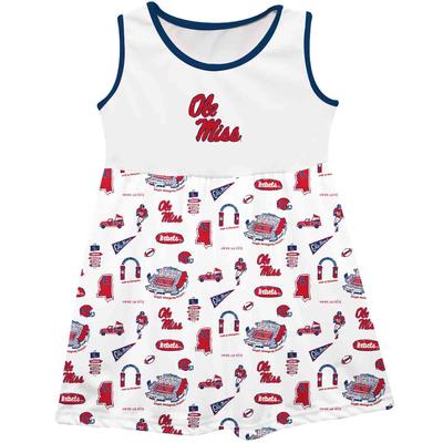 OLE MISS REBELS SLEEVELESS TANK DRESS