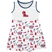 OLE MISS REBELS SLEEVELESS TANK DRESS