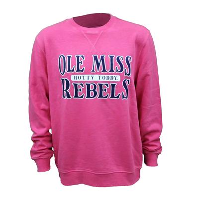 OLE MISS HOTTY TODDY REBELS VINTAGE CREW LIPSTICK