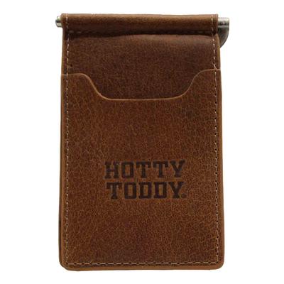 TAN HOTTY TODDY CLIP FRONT POCKET WALLET