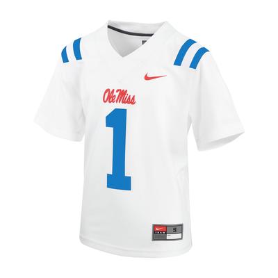 YOUTH OLE MISS NO 1 UNTOUCHABLE FOOTBALL JERSEY