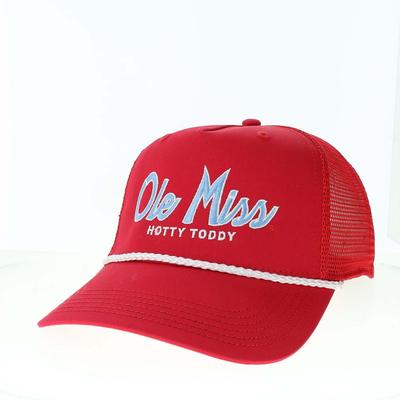 SCRIPT OLE MISS HOTTY TODDY ROADIE TRUCKER CAP