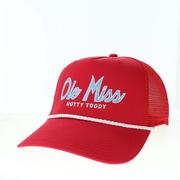 SCRIPT OLE MISS HOTTY TODDY ROADIE TRUCKER CAP