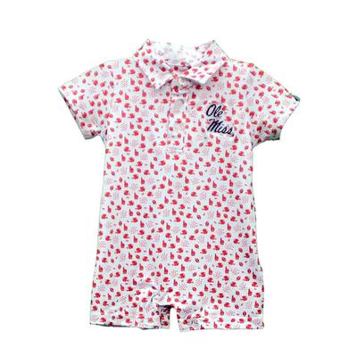 INFANT OLE MISS EARNEST POLO RED