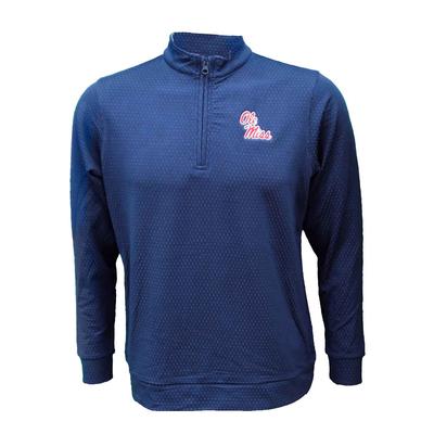 TODDLER OLE MISS STERLING HONEYCOMB LAYER QTR ZIP