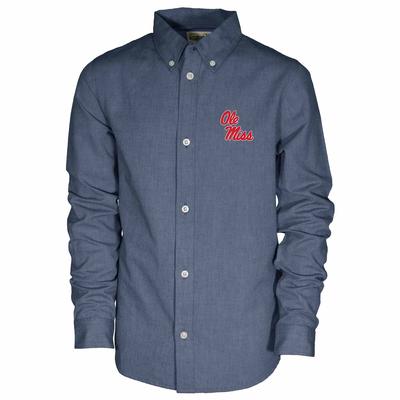 YOUTH OLE MISS STETSON BUTTON DOWN