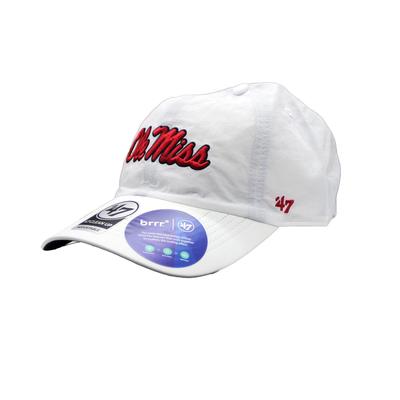 SCRIPT OLE MISS BRRR CLEAN UP CAP WHITE