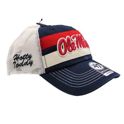 SCRIPT OLE MISS CLUBHOUSE BOON CLEAN UP MESH CAP