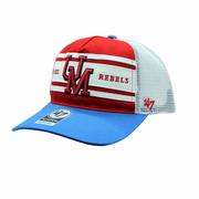 OLE MISS UM REBELS DOUBLE HEADER HITCH CAP