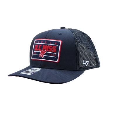 REBELS OLE MISS SCRIPT M HARDLINE TRUCKER CAP