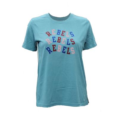 YOUTH SS REBELS REBELS REBELS TEE LAGOON_BLUE