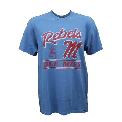 SS REBELS SCRIPT M FLY BY FRANKLIN TEE