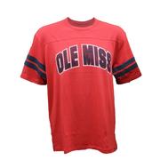 SS DISTRESSED ARCH BLOCK OLE MISS DONOVAN BERKELEY TEE