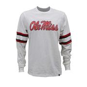 LS DISTRESSED SCRIPT OLE MISS BREX TEE