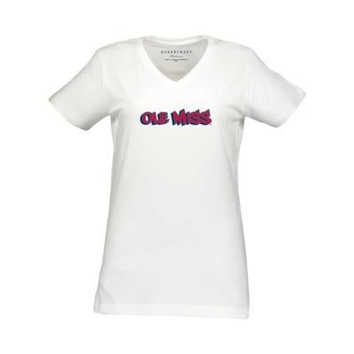 SS OLE MISS VNECK TEE