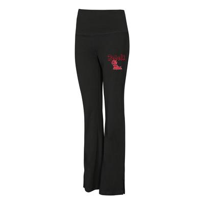 OLE MISS CAROUSEL KNIT PANT BLACK