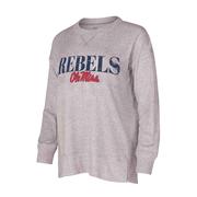 LS OLE MISS JUNIPER RIB KNIT TOP