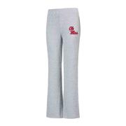 OLE MISS JUNIPER RIB KNIT FLARE PANT