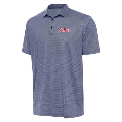 SCRIPT OLE MISS RINGS POLO NAVY_WHITE