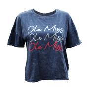 SS OLE MISS KISMET CRINKLE TEE