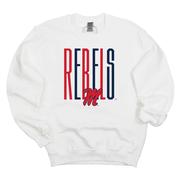 GOAL POST REBELS SCRIPT M CREWNECK FLEECE