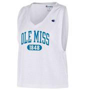 OLE MISS MESH VNECK TANK