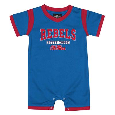 INFANT REBELS HOTTY TODDY ARCADE ROMPER BLUE